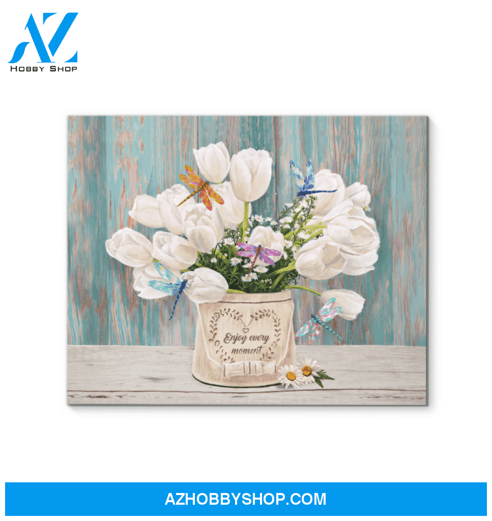 Dragonfly - Canvas - Enjoy Every Moment