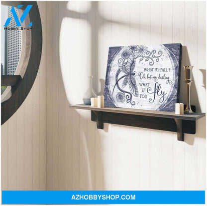 Dragonfly Canvas - Hanging Art For Living Room