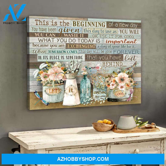 Dragonfly Canvas Let It Be Something Good | Moosfy Wrap Canvas Ready To Hang