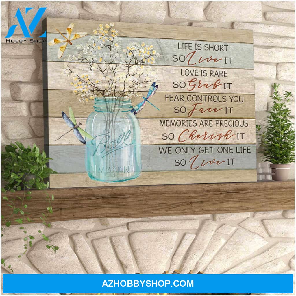 Dragonfly Canvas Live It Wall Art Decor