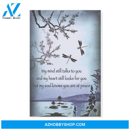 Dragonfly Canvas My Mind Still Take You To Christmas Gift Ideas