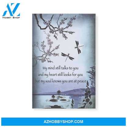 Dragonfly Canvas My Mind Still Take You To Christmas Gift Ideas