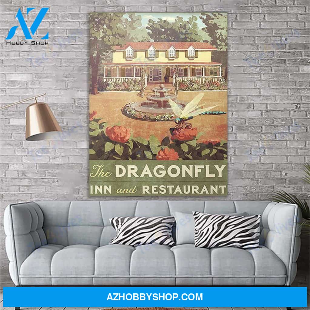 Dragonfly Canvas Print Wall Art - Matte Canvas