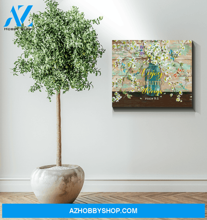 Dragonfly Enjoy The Little Things Wall Art Canvas Prints