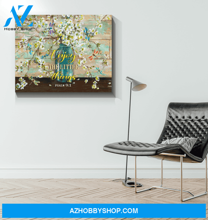 Dragonfly Enjoy The Little Things Wall Art Canvas Prints