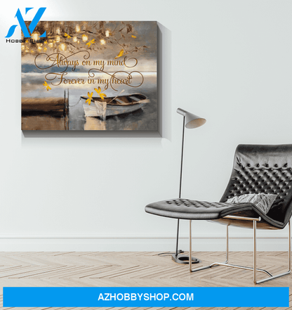 Dragonfly Forever In My Heart Wall Art Canvas Prints