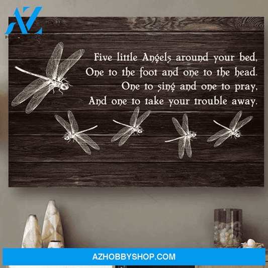 Dragonfly Gift Family Canvas Wall Art