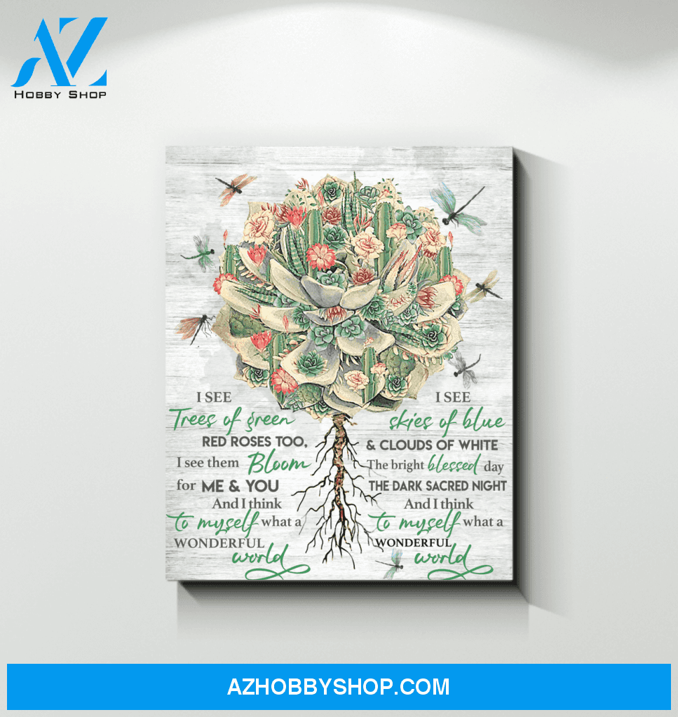Dragonfly I See Wall Decor Canvas Wall Art