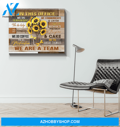Dragonfly In This Office Canvas Wall Art