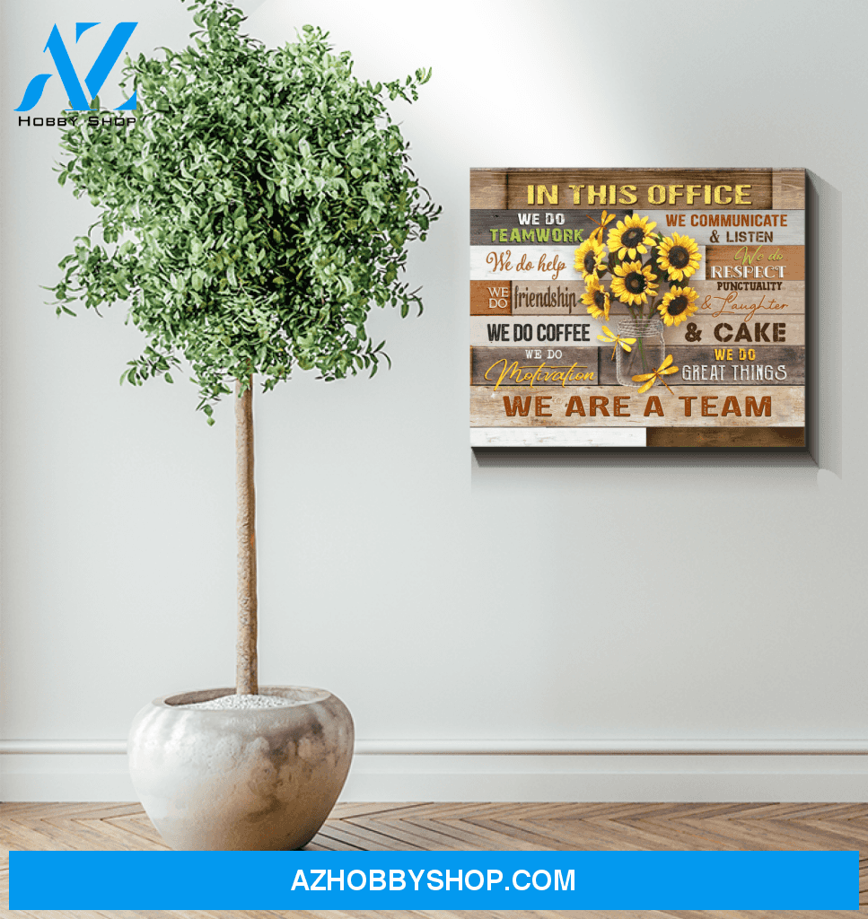Dragonfly In This Office Canvas Wall Art