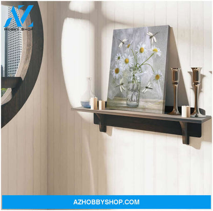 Dragonfly Inhale Exhale Canvas Wall Art