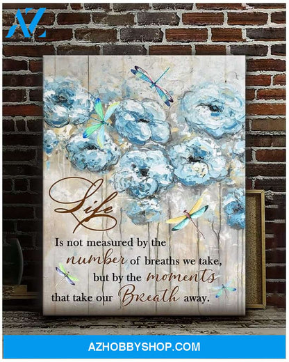 Dragonfly Life Gift Canvas Wall Art, Wall Art Prints Unique Gifts