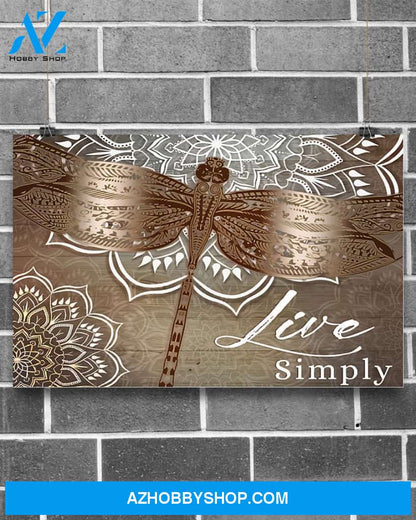 Dragonfly Live Simply Wall Hanging, Wall Decor Visual Art