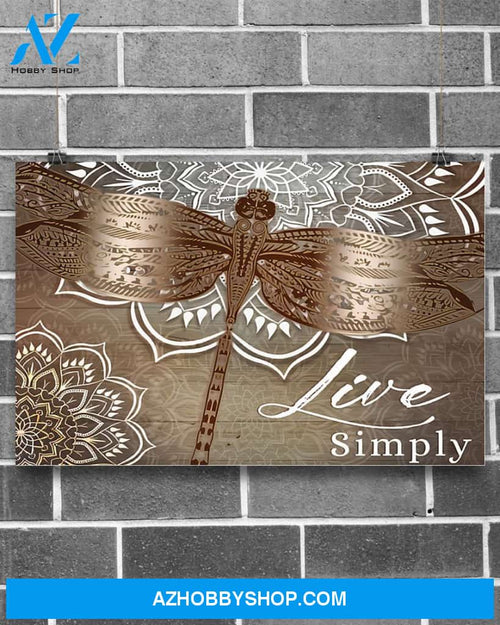 Dragonfly Live Simply Wall Hanging, Wall Decor Visual Art