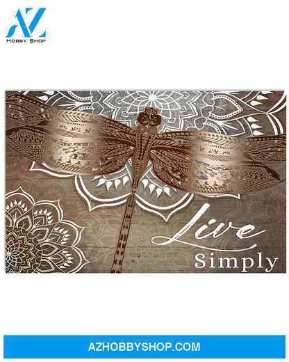 Dragonfly Live Simply Wall Hanging, Wall Decor Visual Art