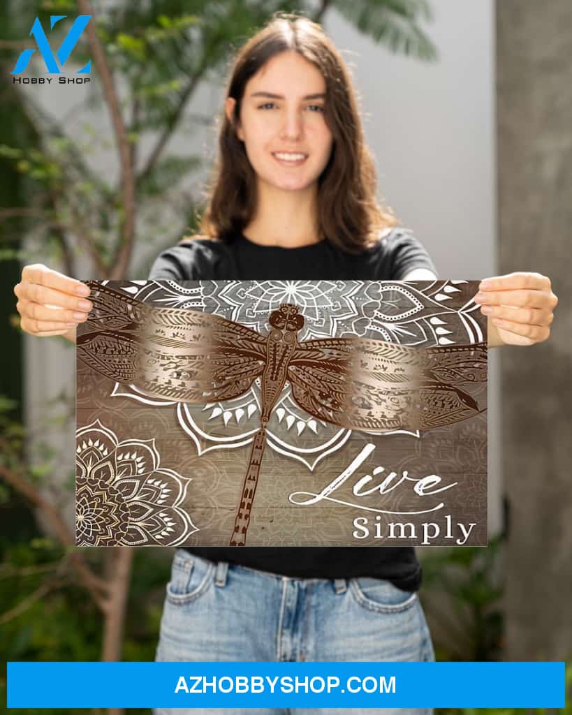Dragonfly Live Simply Wall Hanging, Wall Decor Visual Art