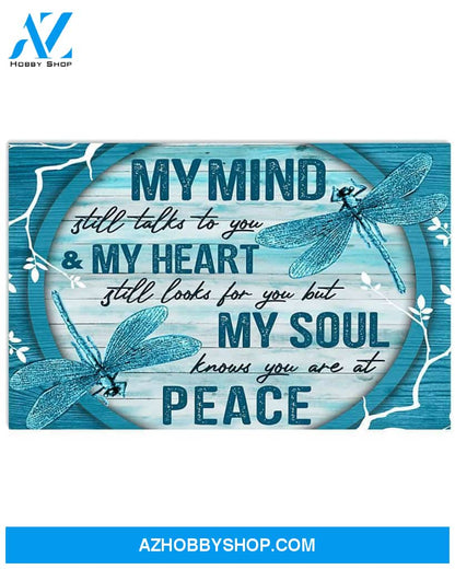 Dragonfly My Mind Still Talks To You Canvas Art Prints, Wall Decor Visual Art
