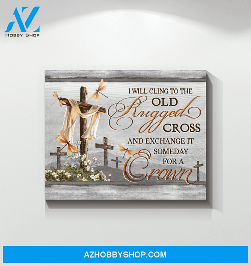 Dragonfly Old Rugged Canvas Wall Art