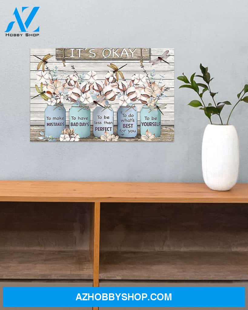 Dragonfly To Do What's Best For You Canvas Gift, Wall Decor Visual Art