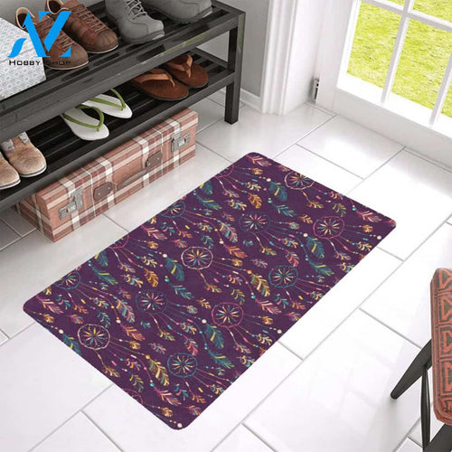 Dream Catcher Boho Design Rubber Doormat