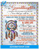 Dream Catcher Butterfly To My Granddaughter Blanket Gift For Granddaughter From Grandma 