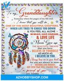Dream Catcher Butterfly To My Granddaughter Blanket Gift For Granddaughter From Grandma 