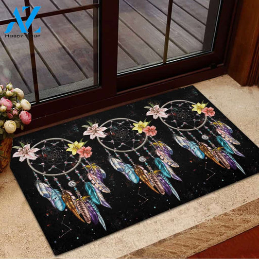 Dream Catcher Easy Clean Welcome DoorMat | Felt And Rubber | DO2417