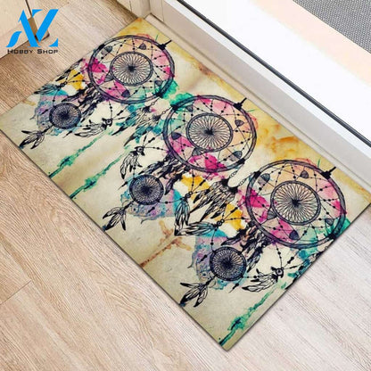 Dream Catcher Easy Clean Welcome DoorMat | Felt And Rubber | DO2434
