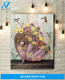 Dream The Future Hummingbird Wall Art Canvas
