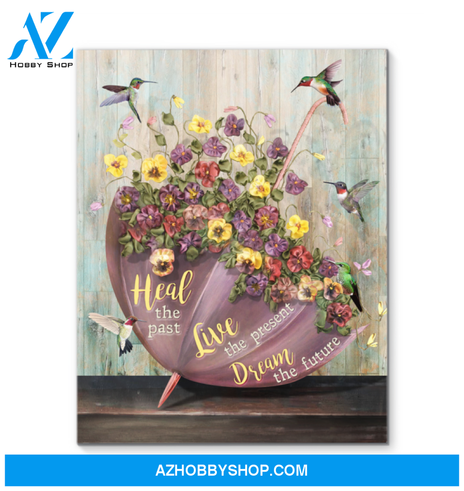 Dream The Future Hummingbird Wall Art Canvas
