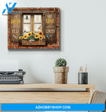 Dream Without Fear Hummingbird Wall Art Canvas