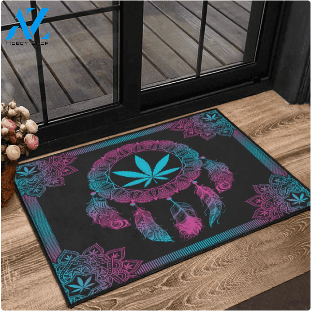 Dreamcatcher Doormat Mandala Indoor And Outdoor Doormat Warm House Gift Welcome Mat Home Decor Gift For Dreamcatcher Lover Family Friend Halloween
