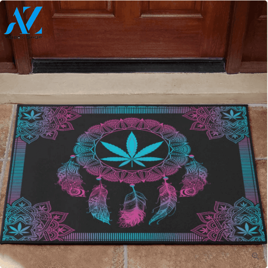 Dreamcatcher Doormat Mandala Indoor And Outdoor Doormat Warm House Gift Welcome Mat Home Decor Gift For Dreamcatcher Lover Family Friend Halloween