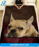 Dreaming French Bulldog - Dog Fleece Blanket