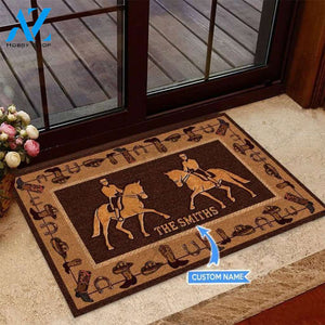 Dressage Basic Brown Custom Doormat | Welcome Mat | House Warming Gift