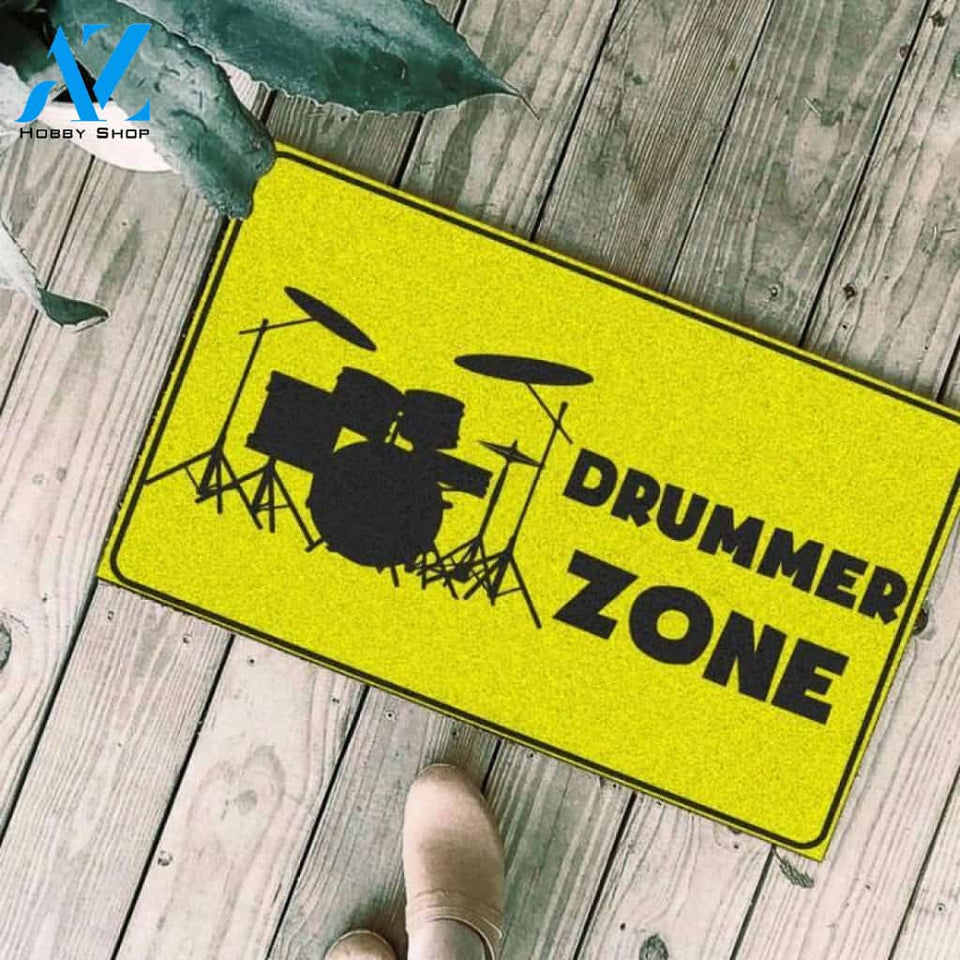 Drummer zone Doormat | Welcome Mat | House Warming Gift