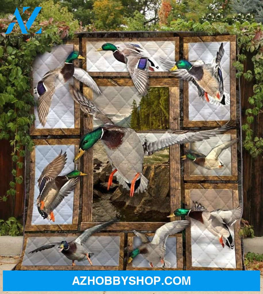 Duck Hunting 3D Fleece Blanket