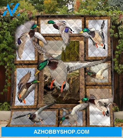 Duck Hunting 3D Fleece Blanket