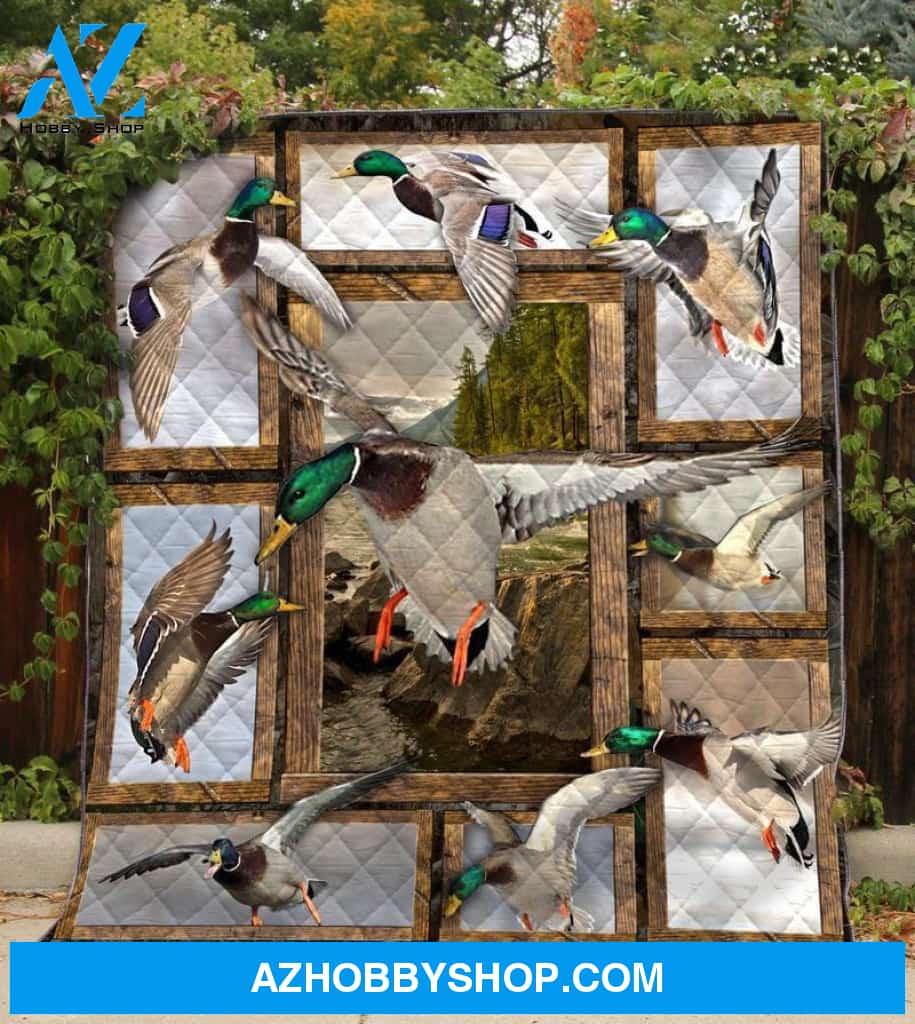 Duck Hunting 3D Fleece Blanket