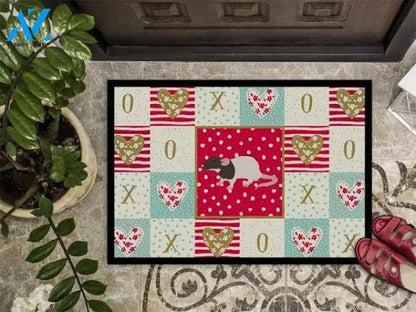 Dumbo Rat Love Indoor And Outdoor Doormat Warm House Gift Welcome Mat Birthday Gift For Rat Lover