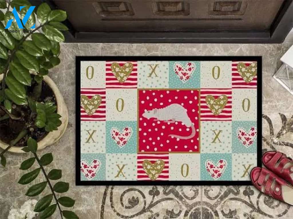 Dumbo Sphynx Rat Love Funny Indoor And Outdoor Doormat Warm House Gift Welcome Mat Birthday Gift For Rat Lover