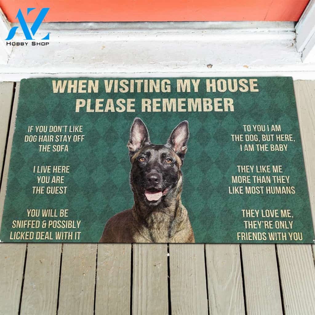 Dutch Shepherd's Rules Doormat