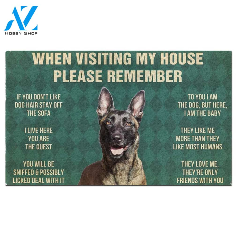 Dutch Shepherd's Rules Doormat