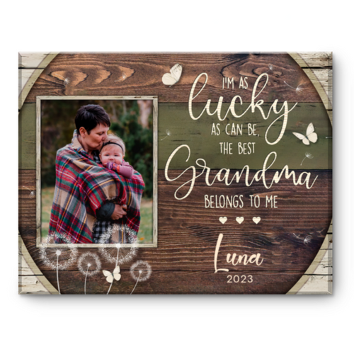 Mother’s Day Gift For Grandma, First Christmas Gift For Grandmother, Personalized Grandma Birthday Gift