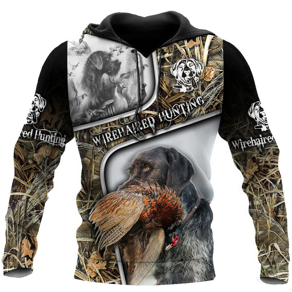 Hunting Gifts Deer Hunting Gifts Labrador Hunting All Over Printed US Unisex Size Hoodie