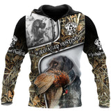 Hunting Gifts Deer Hunting Gifts Labrador Hunting All Over Printed US Unisex Size Hoodie