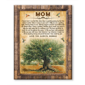 Meaningful Gift For Mom, Thank You Gift For Mom, Mom Canvas Print