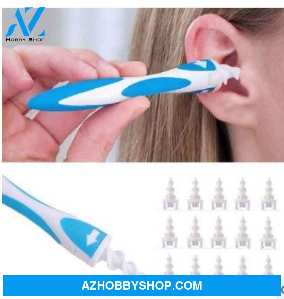 Ear Cleaner Flexible Soft Spiral Wax 2Pcsset