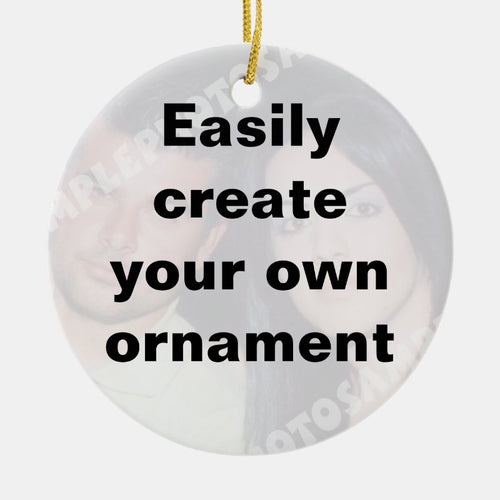 Easily Create Your Ornament Remove The Big Text!
