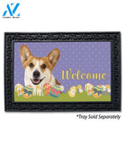 Easter Corgi Doormat - 18" x 30"